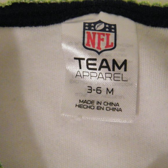 NFL Team Seahawks Girls Onsie 3 to 6 Months NWT - Picture 4 of 4
